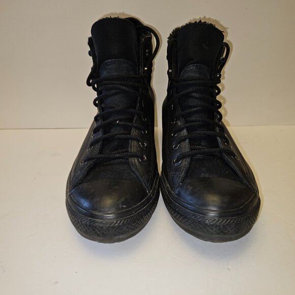Converse Chuck Taylor All Star Leather High Top Boots Warm Unisex M9 W11 - Picture 2 of 15